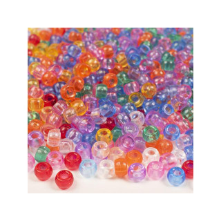 Perler PLAYBOX kongo Ø9cm transp (1000)