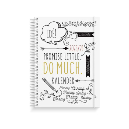 Ukekalender GRIEG A5 Doodle 25/26
