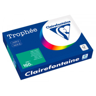 Kopipapir TROPHEE A4 160g mørkgrønn(250)