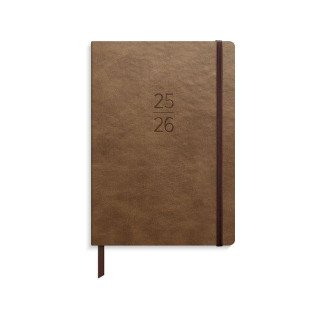 Studentkalender GRIEG A5 25/26 cognac