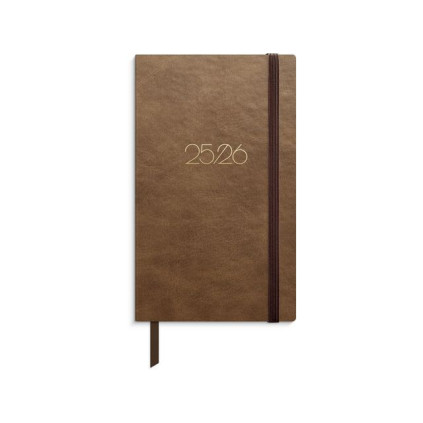 Kalender GRIEG SLIM myk 25/26 cognac