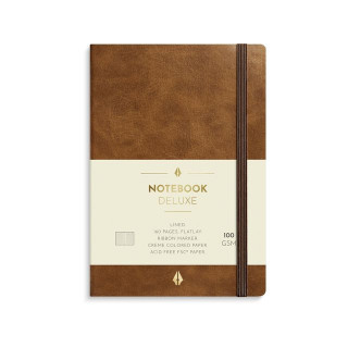 Notatbok BURDE Deluxe A6 cognac