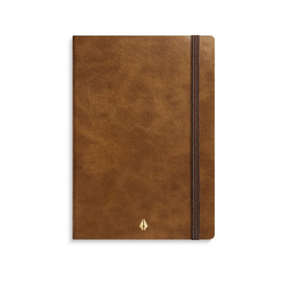 Notatbok BURDE Deluxe A6 cognac