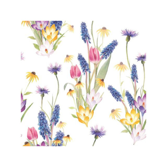 Serviett AMBIENTE 33cm 3L Vårblomst (20)