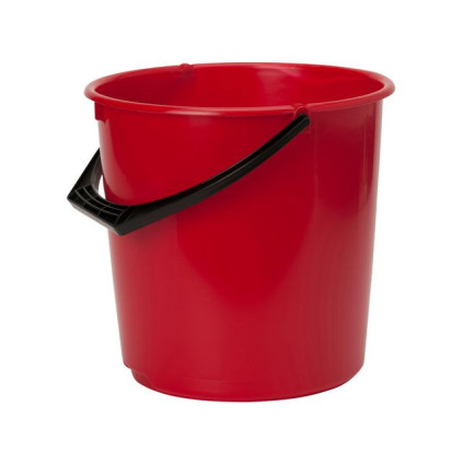 Bøtte BASICLEAN 10L rød