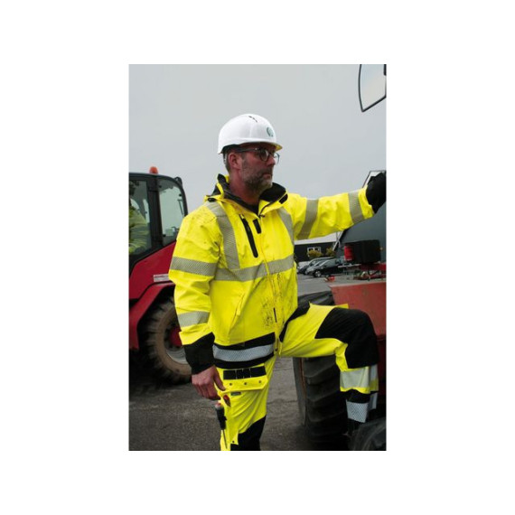 Skalljakke LYNGSØE 4WS-5057 HiVis XS