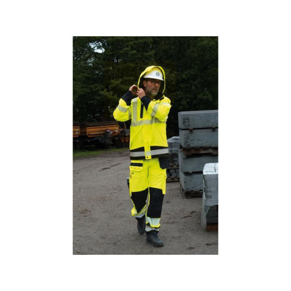 Skalljakke LYNGSØE 4WS-5057 HiVis M