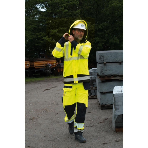 Skalljakke LYNGSØE 4WS-5057 HiVis 2XL