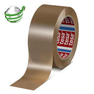 Emb.tape TESA PCR PET 50mmx132m brun