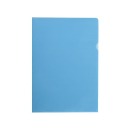 Plastomslag A4 PP 100my blå (100)