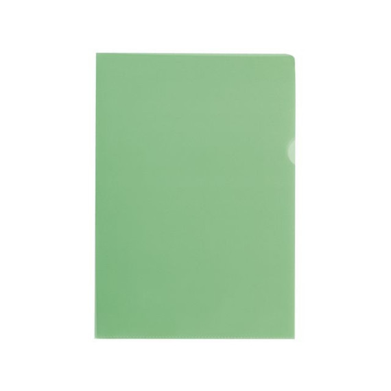 Plastomslag A4 PP 100my grønn (100)