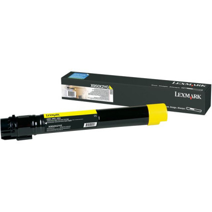 Toner LEXMARK X950X2YG 22K gul