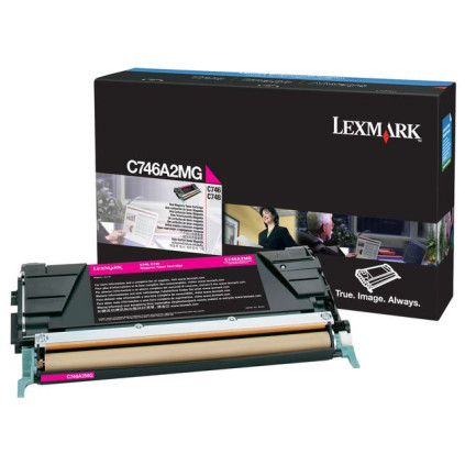 Toner LEXMARK C746A1MG 7K rød