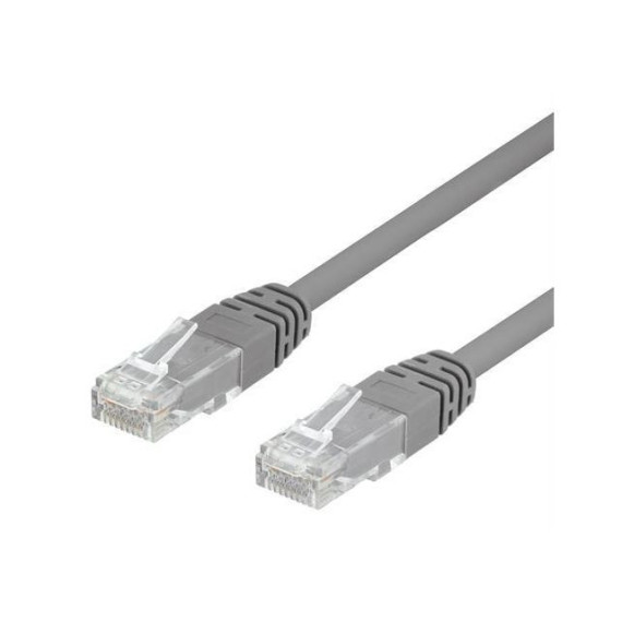 Kabel DELTACO nettverk Cat6 2m grå