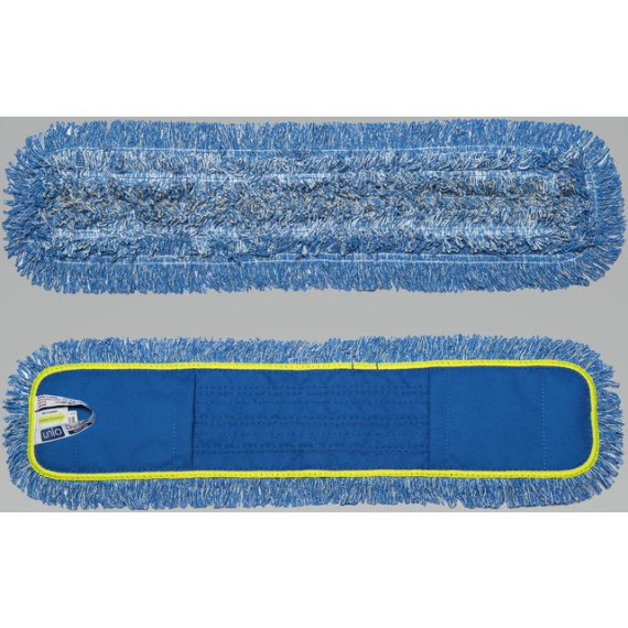 Fuktmopp UNIQ DUOTEX mikr m/lom blå 60cm