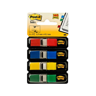 POST-IT® Index 683-4 liten rød/gul/bl/g