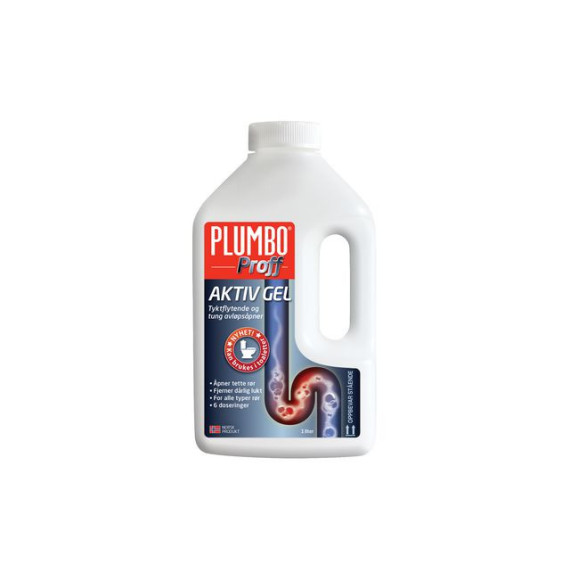 Avløpsåpner PLUMBO proff aktiv 1000ml