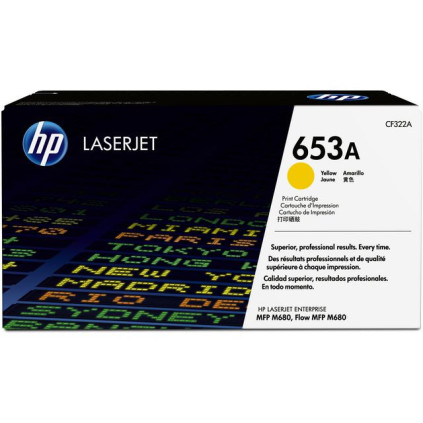 Toner HP 653A CF322A 16K gul