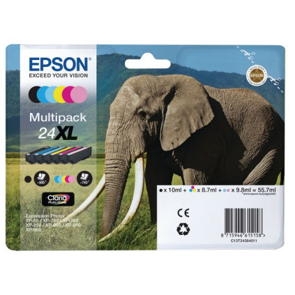 Blekk EPSON T2438 C13T24384011 XL (6)